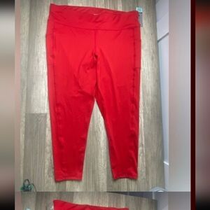 NWT Women's Red Leggings